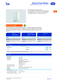 Thumbnail of document Data Sheet - 9444/12 Ethernet power module for Zone 1/Div. 1